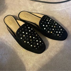 Black slip ons